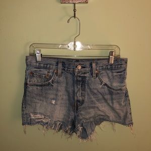 Levi’s High Waisted Denim Shorts